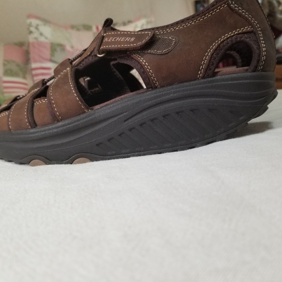 Skechers Dark Brown Women's Sandals - Picture 16 of 16